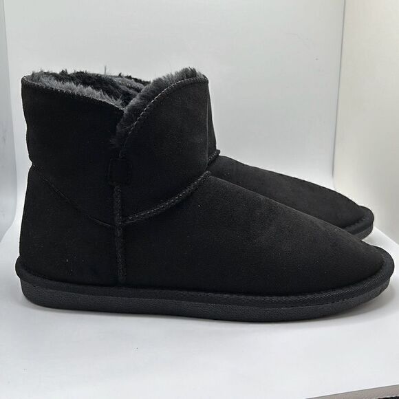 CUSHIONAIRE Cozy Boot 10 BLACK - Picture 1 of 7